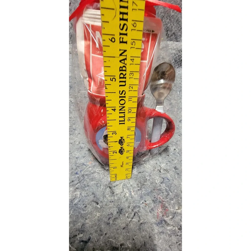 NWT Elf On the Shelf Mug Set W/ Hot Cocoa‎ Marshmallows Mug & Spoon 2022